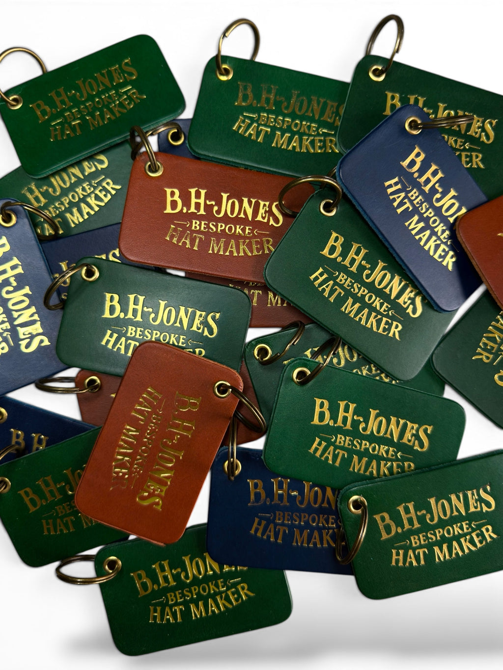 B.H-Jones Leather Keyring