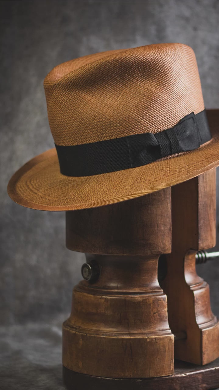 Handmade Classic Panama Hat — Fine Toquilla Straw, Made to Order | B.H-Jones Hatmaker